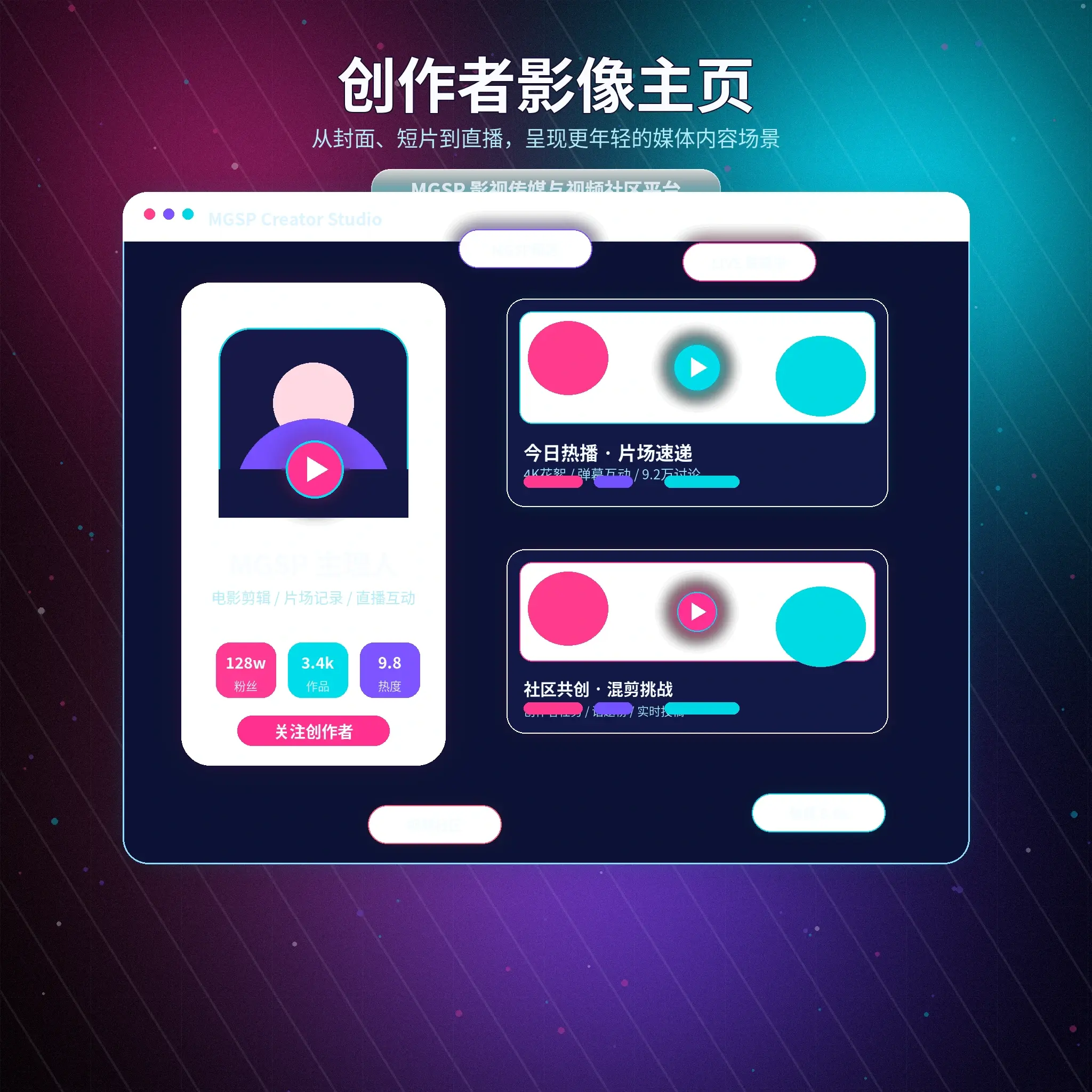 蘑菇视频创作者生活影像动态